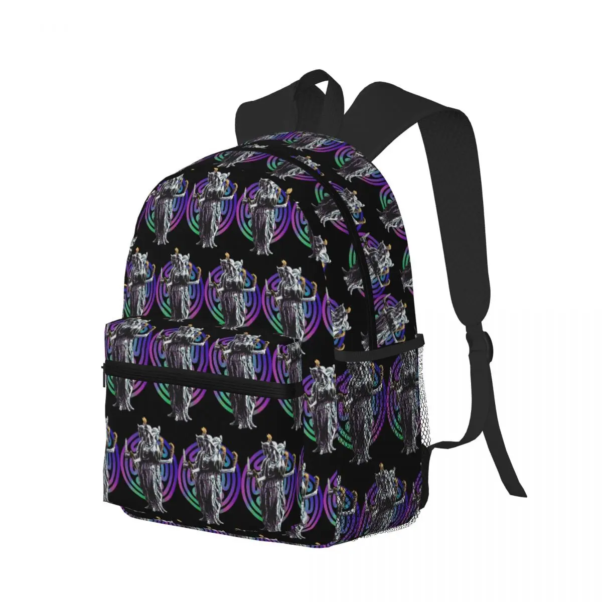 

Hekate Triple Goddess Goth Occult Halloween Witch Student Backpack School Bag Hiking Daypack for Boys Girls Bookbag Shoulder Bag