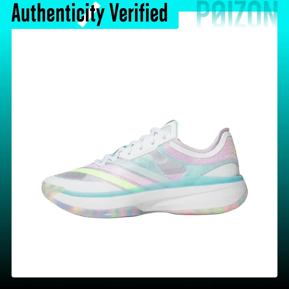Adidas Adizero Select 3.0 Zapatillas de baloncesto de caña baja resistentes a la abrasión Unisex Blanco Azul JP9421
