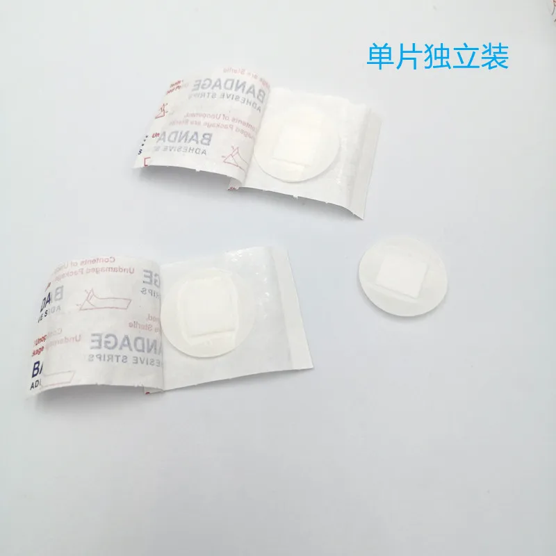 Pansements ronds adhésifs respirants pour premiers soins, plâtre de woundplast, plâtre de spanchicken anti-favorable, lot de 100 pièces