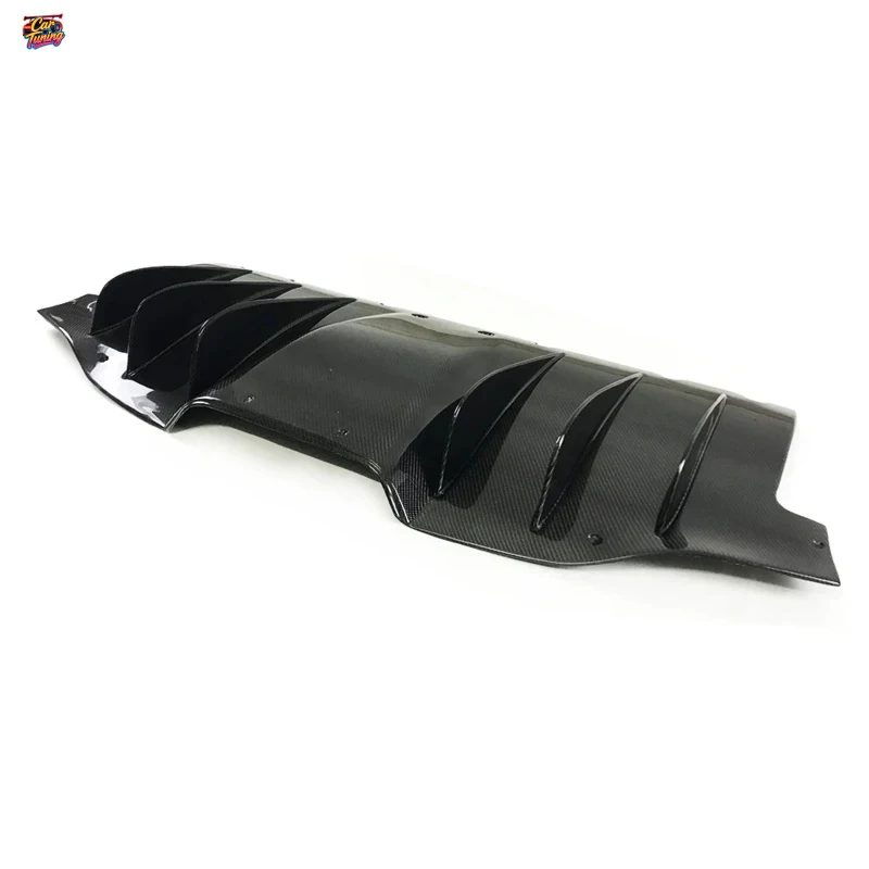 

for Ferrari 458 Italia Spider Auto Racing Car Style Body Kit Lip Splitter Spoiler Real Carbon Fiber Rear Bumper Diffuser