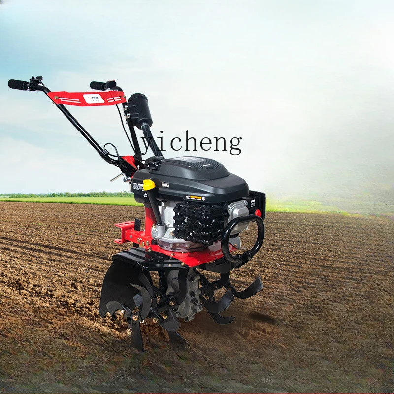 

TQH power rotary tiller newly upgraded small household light soil tiller high power micro tiller