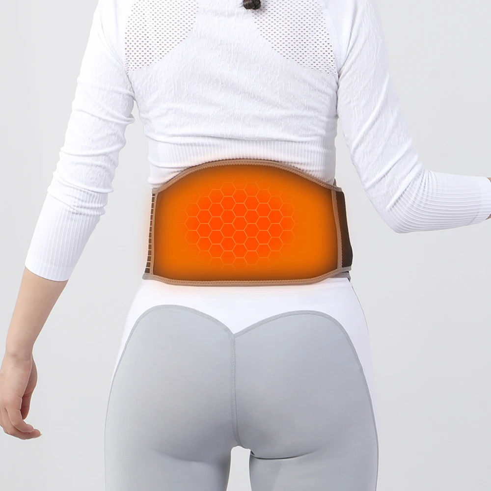 المكتبة الذكية الأكثر مبيعًا حزام تسخين الضوء الأحمر على الوجهين يخفف من التشنج وآلام الخصر وانزعاج البطن #3