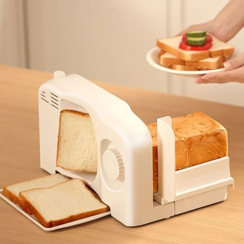 Home Collapsible Electric Meat Roll Slicer Small-scale Fruit Bread Slicer Household Cooking Tool Kitchen Gadgets and Accessories