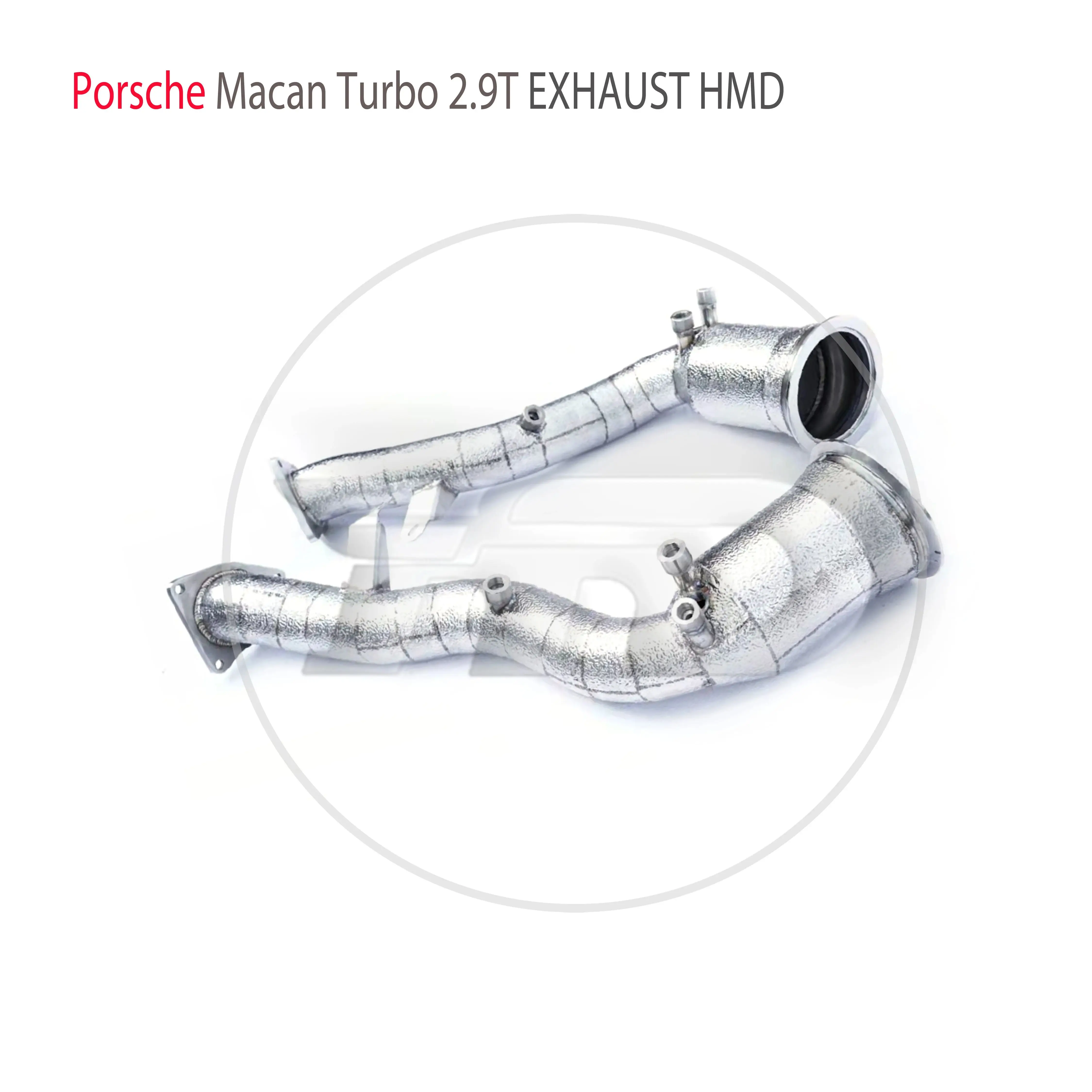 

HMD Exhaust System High Flow Performance Downpipe for Porsche Macan Turbo 2.9T Car Accessories Converter Header With Catalyst