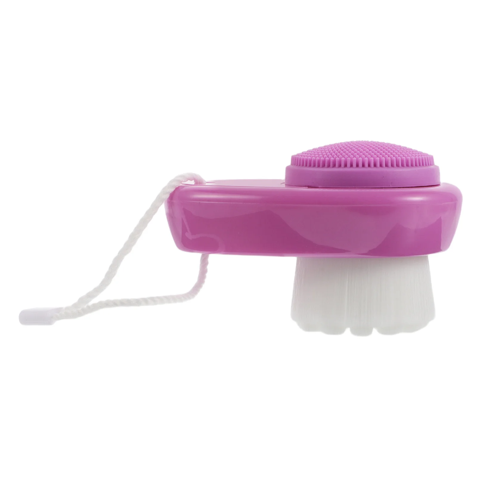 فرشاة وجه يدوية من السيليكون مزدوجة الجوانب، منظف للوجه، أداة العناية بالبشرة، تنظيف عميق، تقشير تدليك للرجال والنساء #4