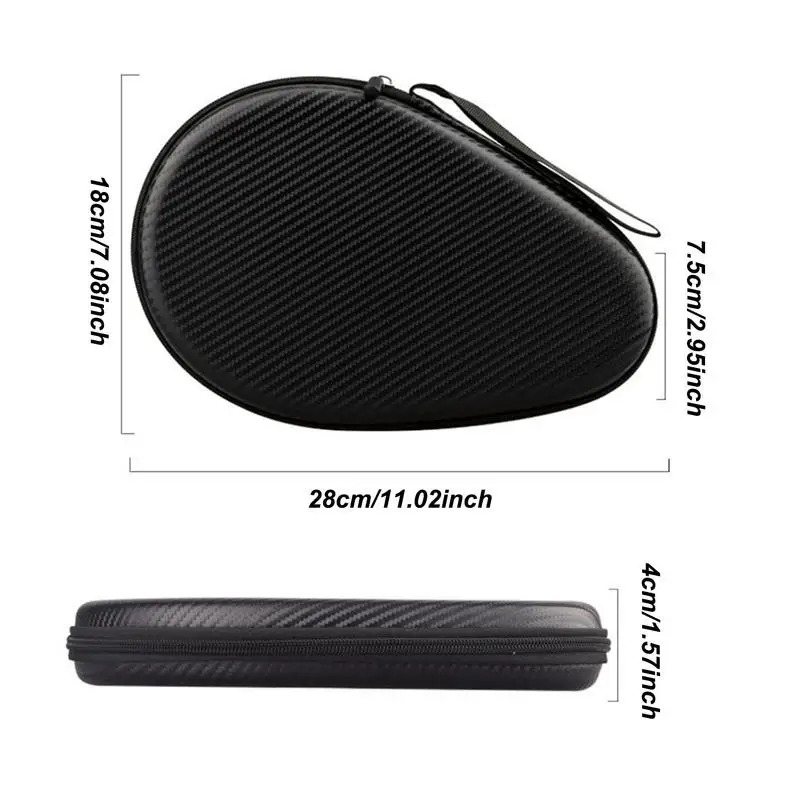 Pickle Ball Paddle Case Ball Bags For Men Tennis Racket Cover Bag Tennis Ball Bag Hard Shell Multiple Compartments For Adult