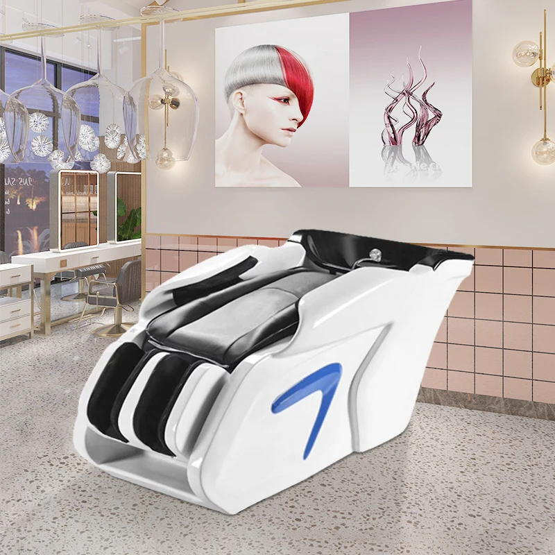

Shaving Hair Intelligent Shampoo Chairs Hair Wash Thai Spa Shampoo Chairs Automatic Massage Silla De Salon Furniture WZ50SC