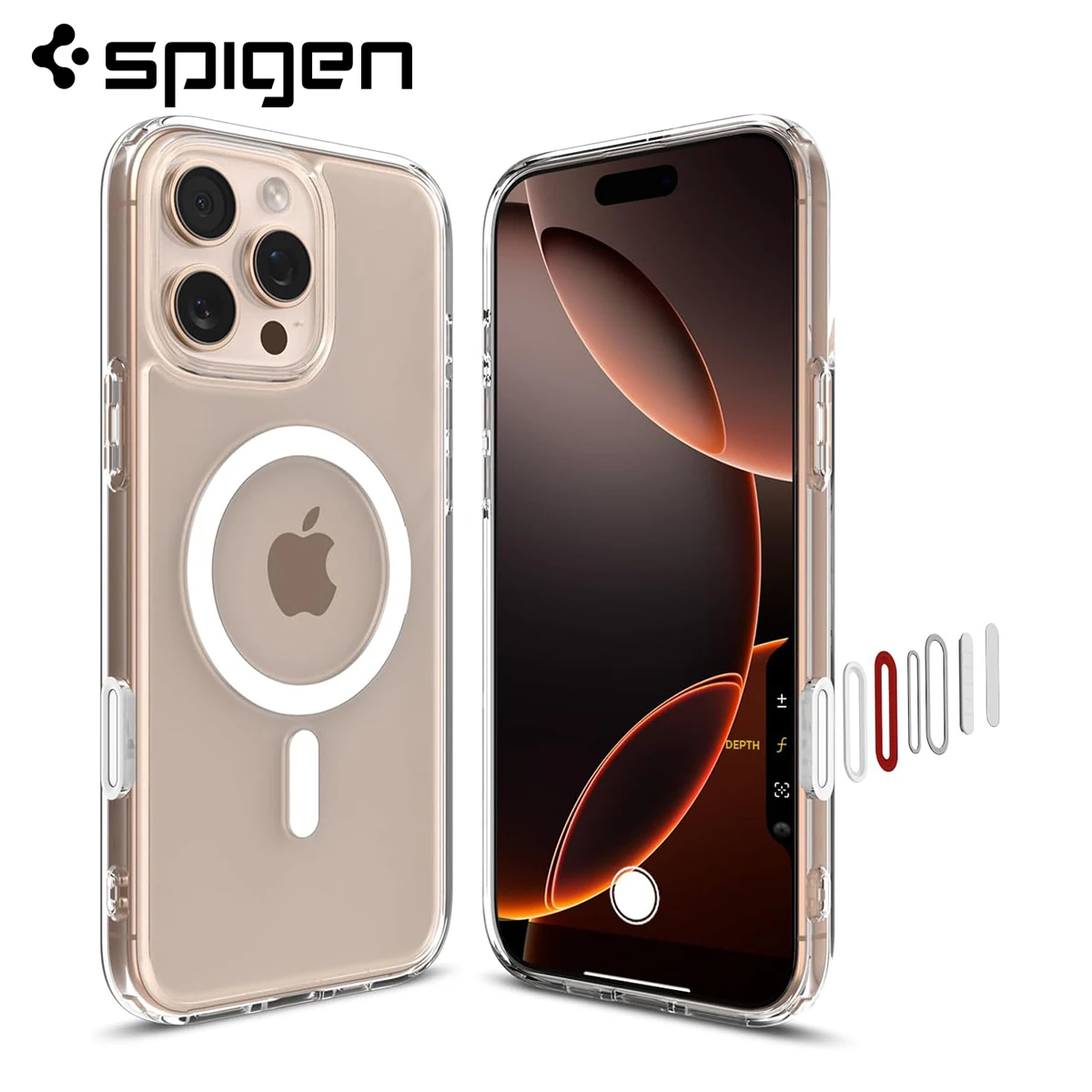Etui Spigen Ultra Hybrid T MagFit MagSafe z kontrolą aparatu do iPhone 16 Pro Max / 16 Pro