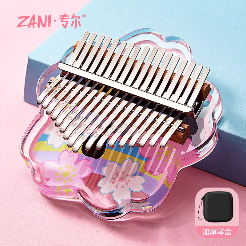 

Portable Crystal Clear Kalimba, 17, 21 Key Acrylic Thumb Piano, Mini Keyboard, Beginner Musical Instruments, Nice Gifts