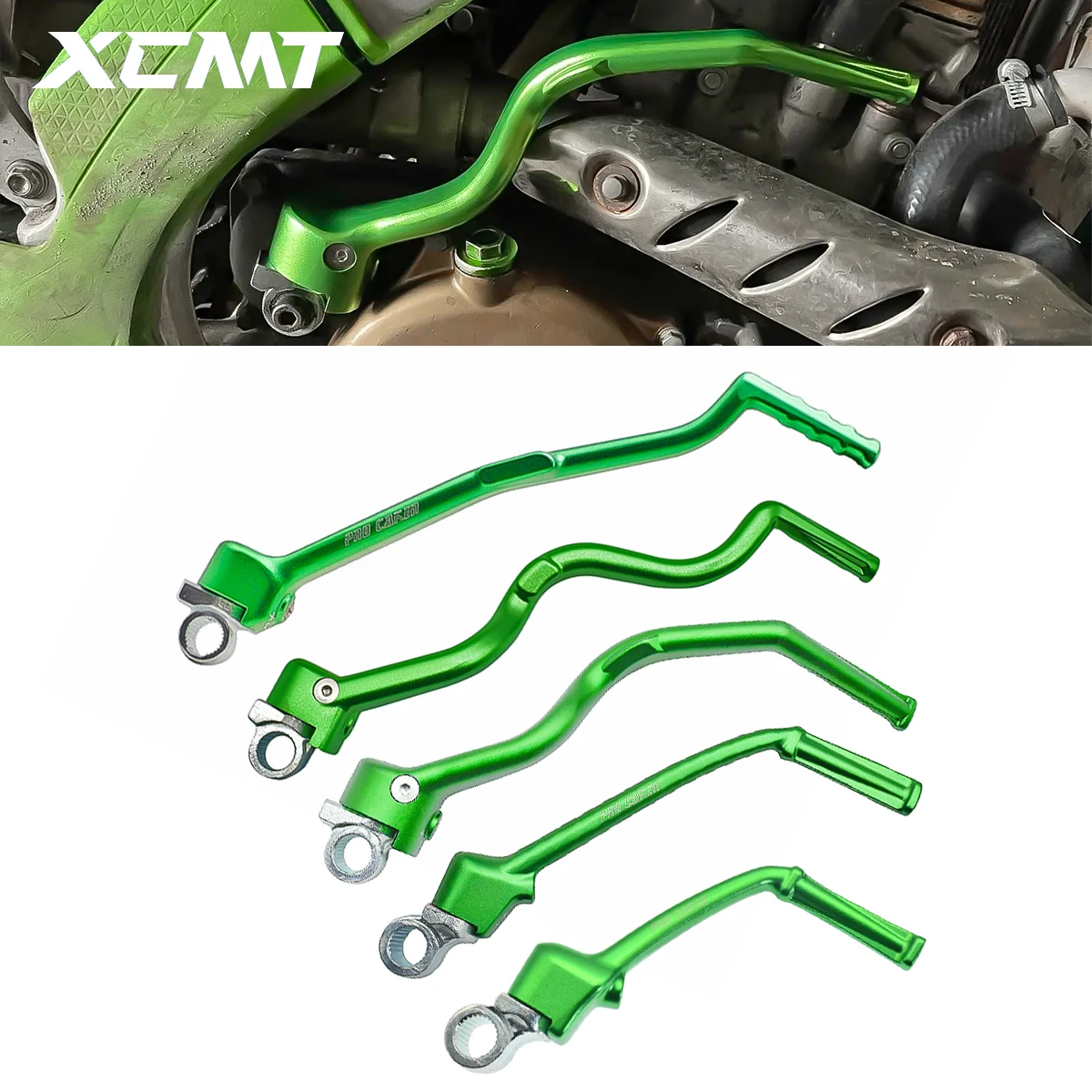 

Motorcycles CNC Forged Kick Start Starter Lever Pedal For Kawasaki KX65 KX85 KX100 KX250F KX450F KLX450R KLX450R 2000-2021 Parts