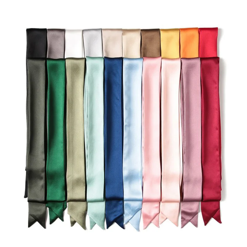 24 Colors 100% Real Silk Belt Women Long Japanese Obi Belt Lace Up Waistbands Wedding Satin Ribbon Cummerbund Corset Belt Scarf