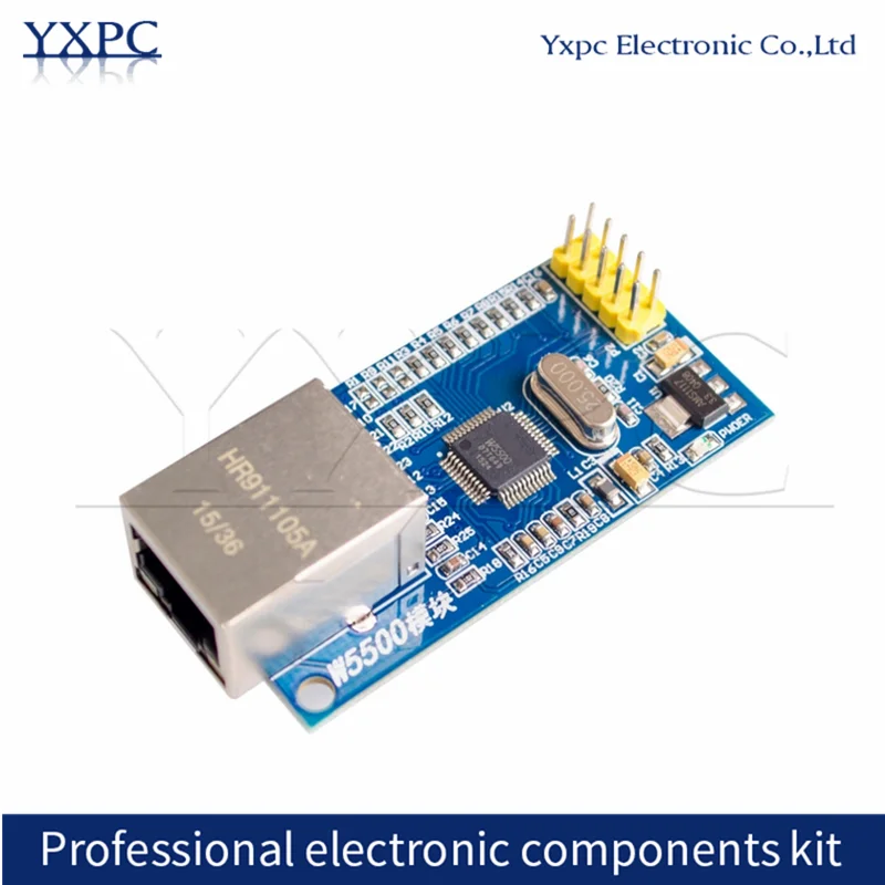 

W5500 Ethernet Shield LAN Network Module Support TCP/IP 51/ STM32 Microcontroller Program With 32k Bytes SPI 3.3V/5V Over W5100