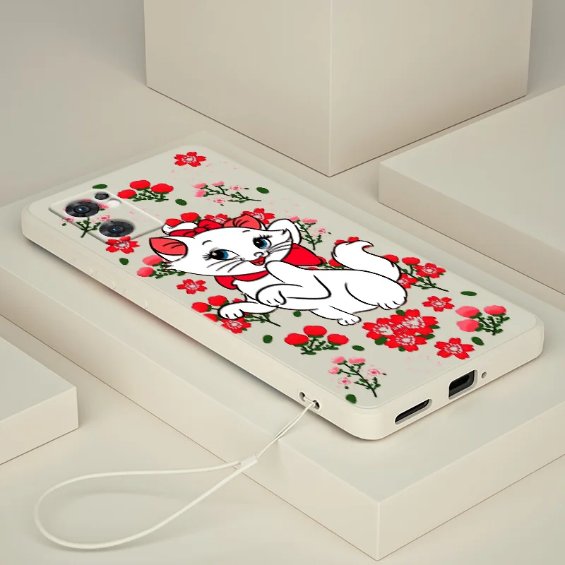 Disney The AristoCats Ốp Lưng Điện Thoại OPPO Tìm X5 X3 X2 Lite Pro Neo A96 A94 A93 A77 A76 A74 a73 Chất Lỏng Dây Da