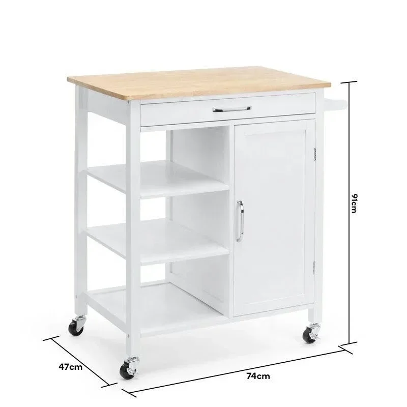 A Stock Kitchen Cart Island Rolling Home Dining Wooden Trolley Storage Modern Cabinet