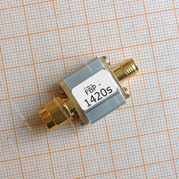 1420MHz SAW Bandpass Filter for Radio Astronomy, 80MHz Bandwidth, SMA Interface