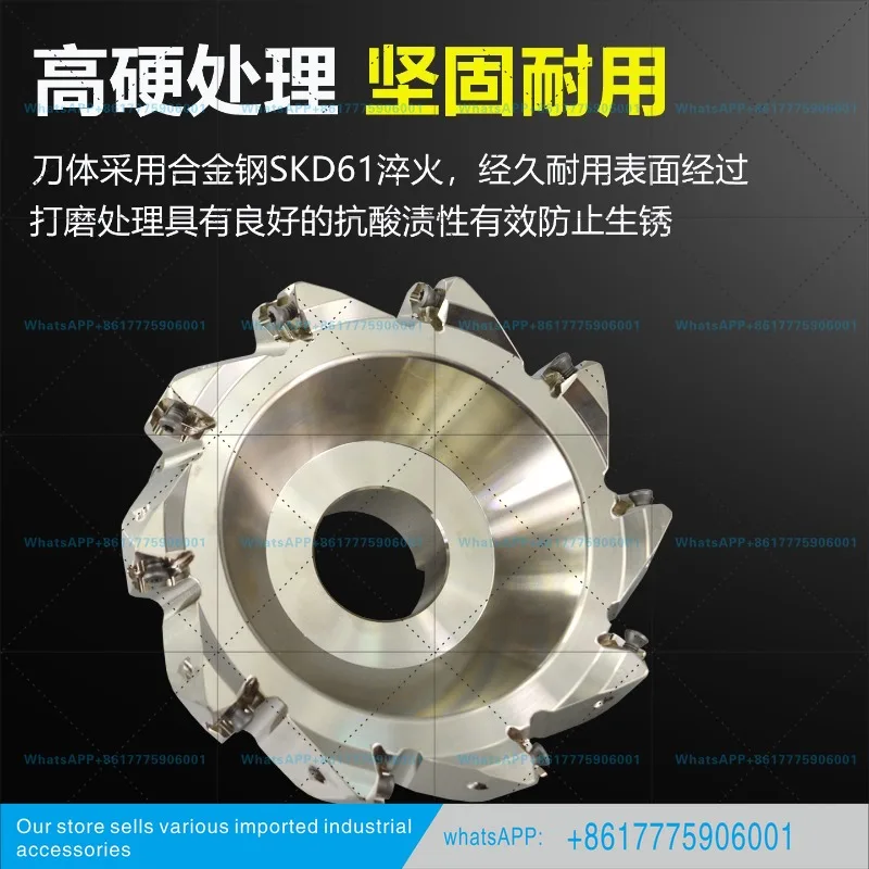 Heavy Cutting Double Sided Milling Cutter MFWN90 Degree CNC Cutter Fast Forward Milling Cutter WNMU080608 Inserts