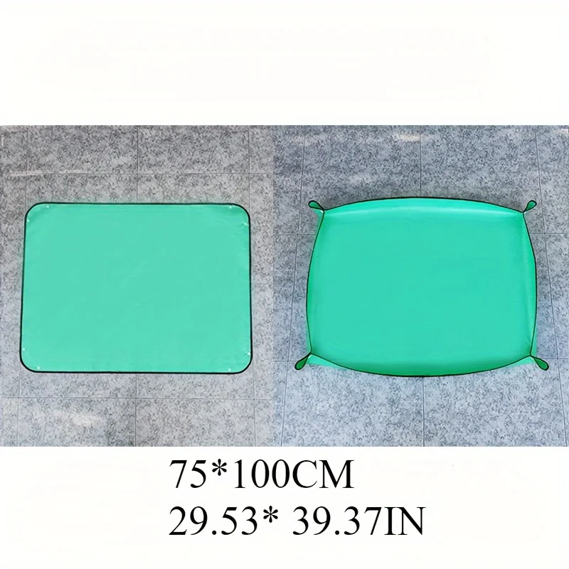 Innovative Wasserdichte Umtopfmatte in Extra Größe Faltbar Tragbar für Zimmerpflanzen und Sukkulenten Einfacher Erdwechsel und Bewässerung Umtopfmatte für Pflanzen wasserdichte Pflanzmatte tragbare Umtopfunterlage – Detail 11