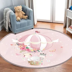 Carpet pink flower balloon animal cartoon baby play area carpet non-slip children's bedroom crawling mat