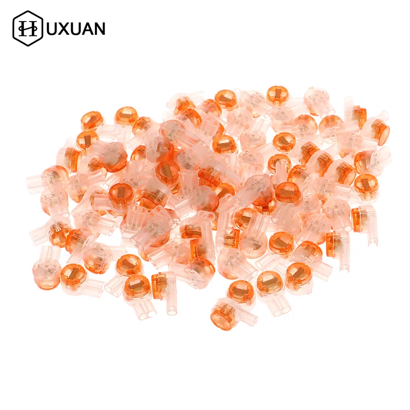 【New】100Pcs/Pack K1 K3 Connector Crimp Terminal Wire Connection Rj45 Ethernet Cable Connector Telephone Line Terminal