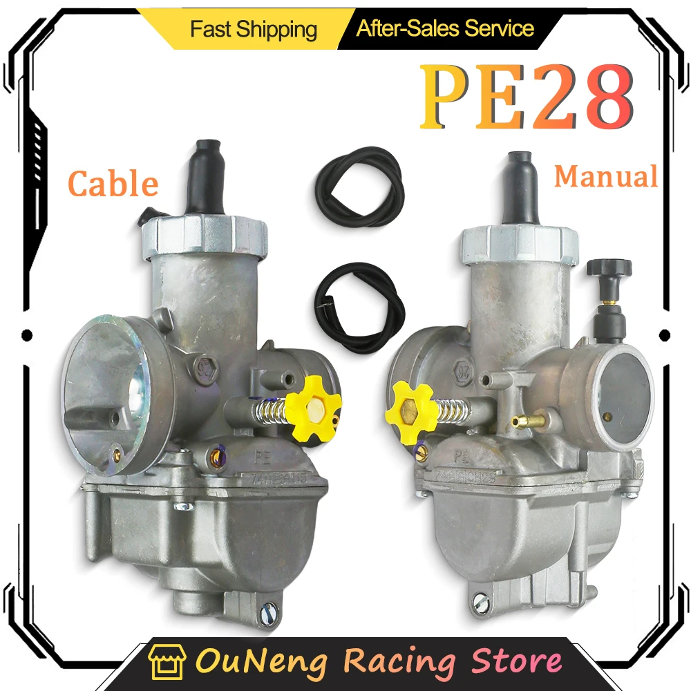 

Motorcycle Carburetor PE28 For Ghost Fire RSZ NSR150 GY6 JOG NSR125-150CC 2T 4-Stroke Engine Zinc Or Copper PlungerModified