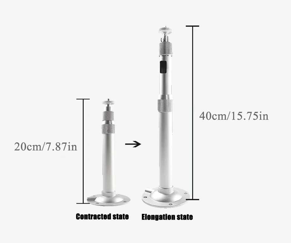 DITONG 20 ซม.-40 ซม.มินิโปรเจคเตอร์ Wall Mount ขาตั้งเพดานยึดสําหรับ HY300PRO HY320 มินิโปรเจคเตอร์ DV Security กล้องเว็บ