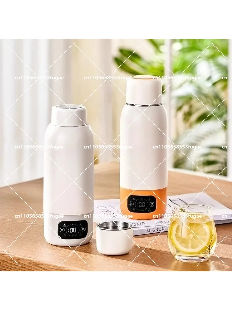 100-240V Electric Kettle 600ML Portable Heating Cup Multifunction Boiled Water Pot Smart Teapot Adjustable Temperature Kettles