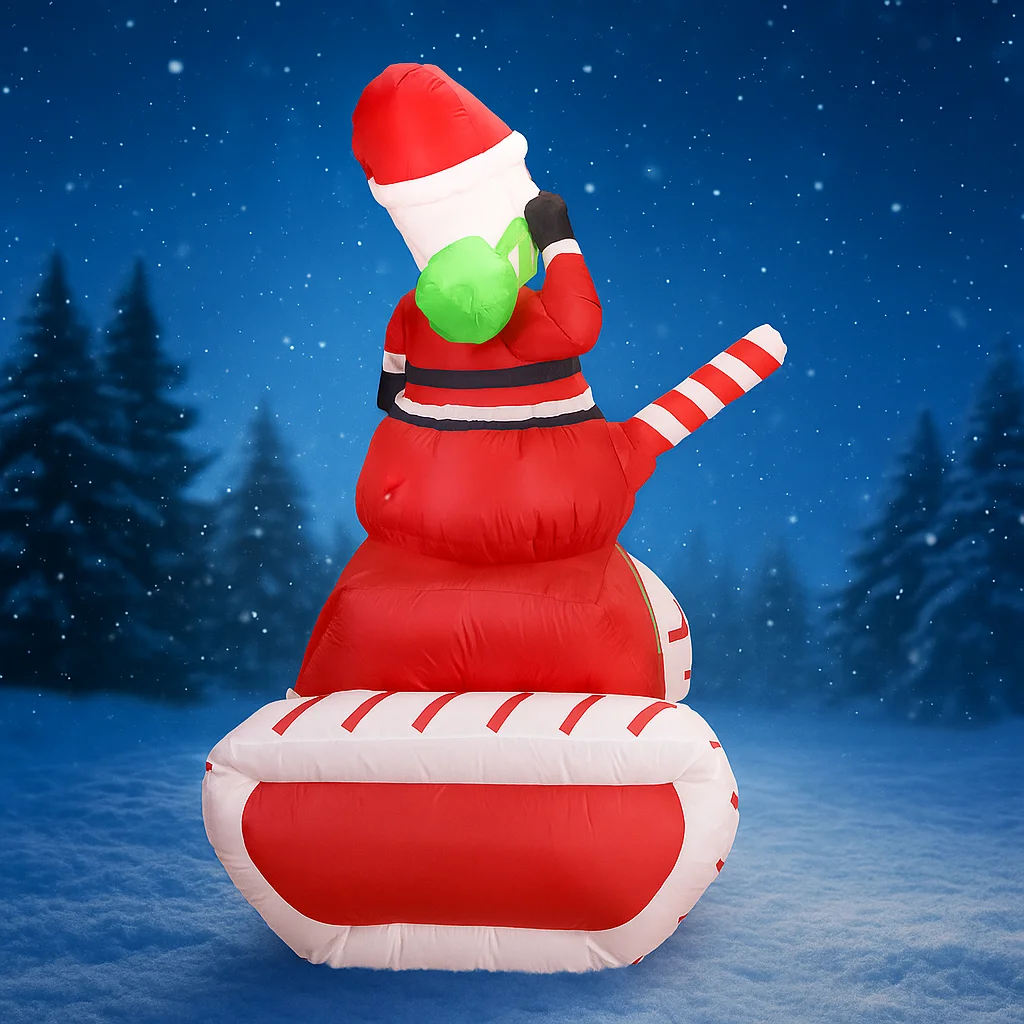 5.91FT Inflatable Toy Santa Ca - Home Decor Xmas Gifts ulasan dan harga