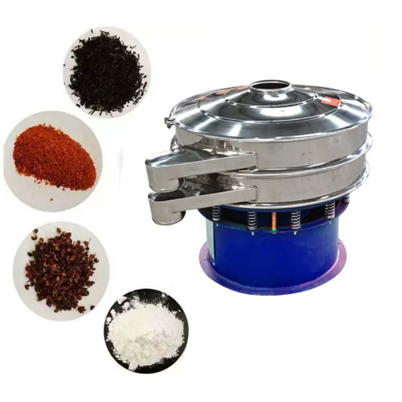 

40cm Single/Double Layer Electric Rotary Vibrating Sieve Machine for Grain & Powder Industrial Screening