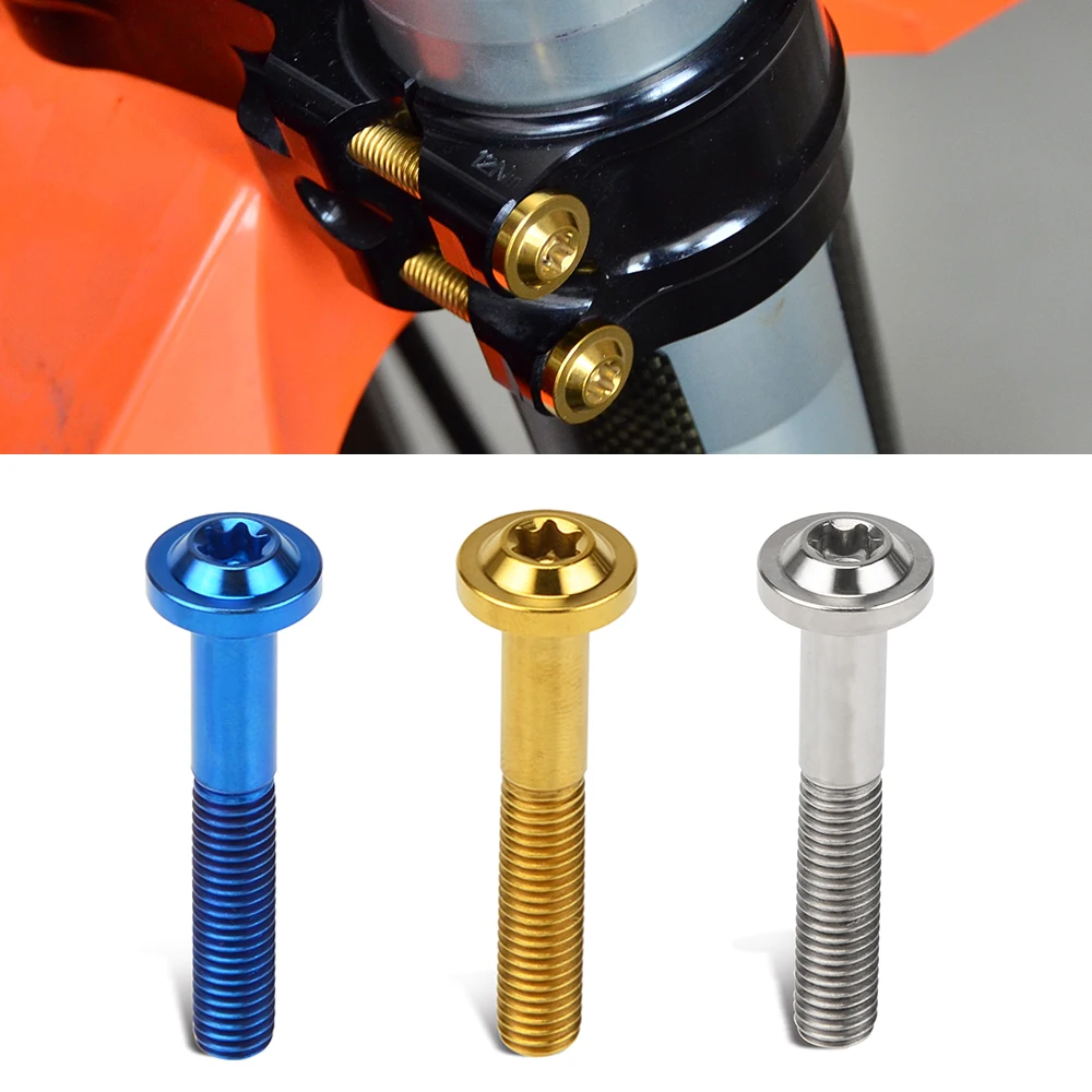 

M8x25/30/40/50 Screw Titanium Alloy Bolt For KTM Husqvarna Yamaha Honda Kawasaki Suzuki GasGas Ducati CFMOTO Sherco