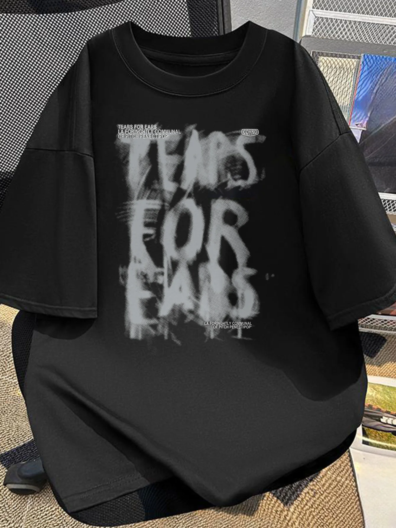 

Tears Graphic Printing Summer Autumn Winter Pure Cotton Casual and Comfortable Men's and Women's T-shirts Short Sleeves Loose
