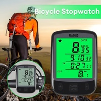 Sunding Bicycle Speedometer Odometer - ABS, Wired Sensor, Battery Powered With Low Battery Indicator, Non-Rechargeable