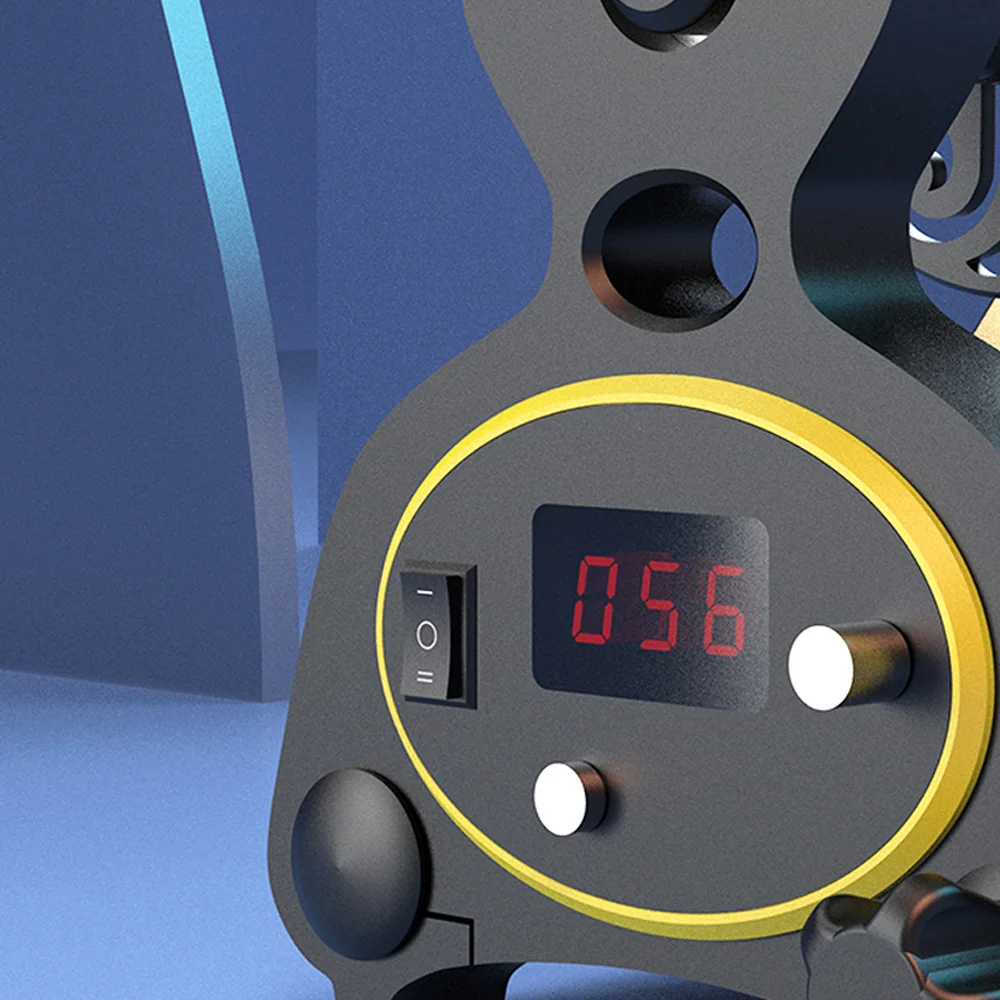 : AC100-240v Household Digital Display Mini Electric Spinning Wheel, Wool Fibre Twisting, Forward And Reverse With Pedal