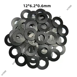 Bald Eagle Super Beautiful Constant Pressure Valve Disc Spring 12 * 6.2 * 0.6mm Black Alloy Steel Butterfly Gasket