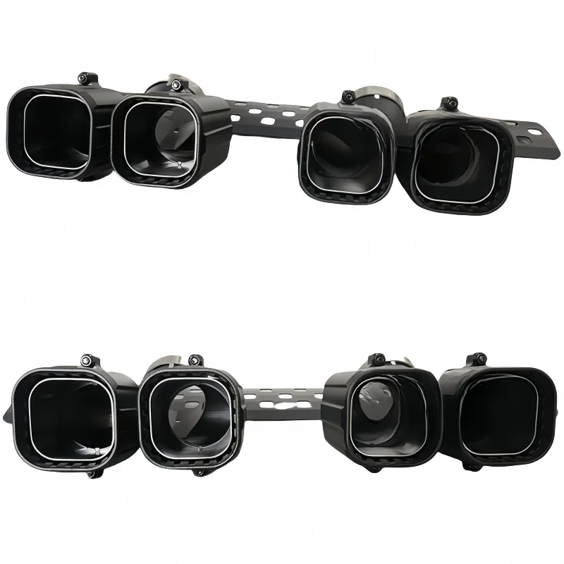 

Suitable for L663 Four-outlet square Aluminum Exhaust Pipe Muffler for Land Rover Defender90/110/130 Car Noise Reduction Muffler