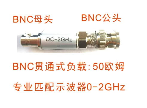 Imagem -04 - Dispositivo Correspondente da Impedância do Osciloscópio Relação Bnc Através da Carga Carga Terminal 50 Ohms 1m Ohm