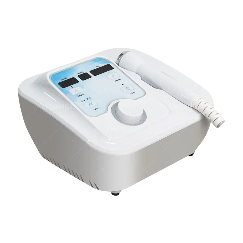 Nieuwe Hete En Koude Hamer Cryo Therapie Schoonheidsmachine Dcool Face Lifting Huid Verjonging Ems Electropration Facial Machine