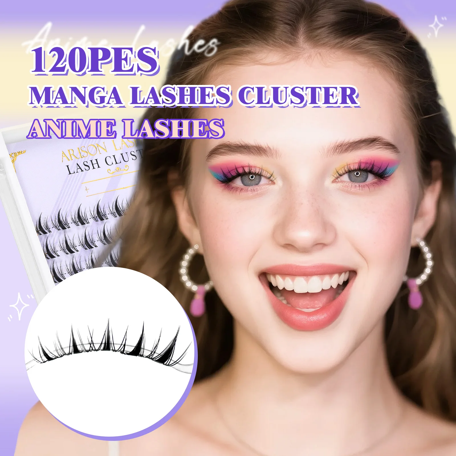 ARISON Cílios Postiços em Tufo - False Eyelashes Natural avaliação e preço