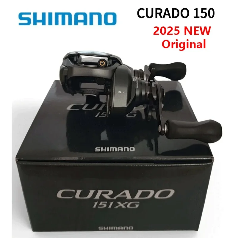 Shimano 2025 novo curado 150mg/hg/xg carretel de pesca arremesso max arraste 6kg jagane micromode engrenagem mgl spool iii roda de pesca