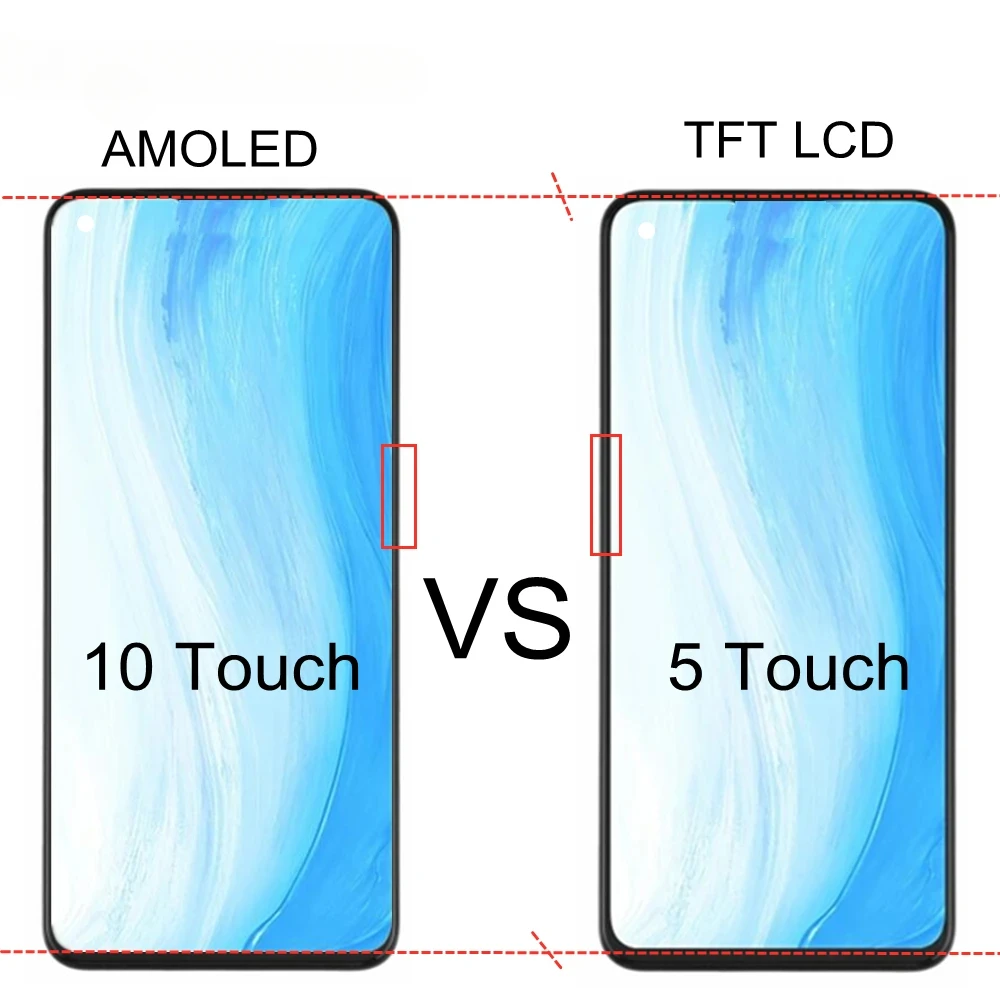 For XIAOMI Mi 11 Lite 5G LCD Display Touch Screen Digitizer Replacement For Mi11 Lite M2101K9G LCD Display