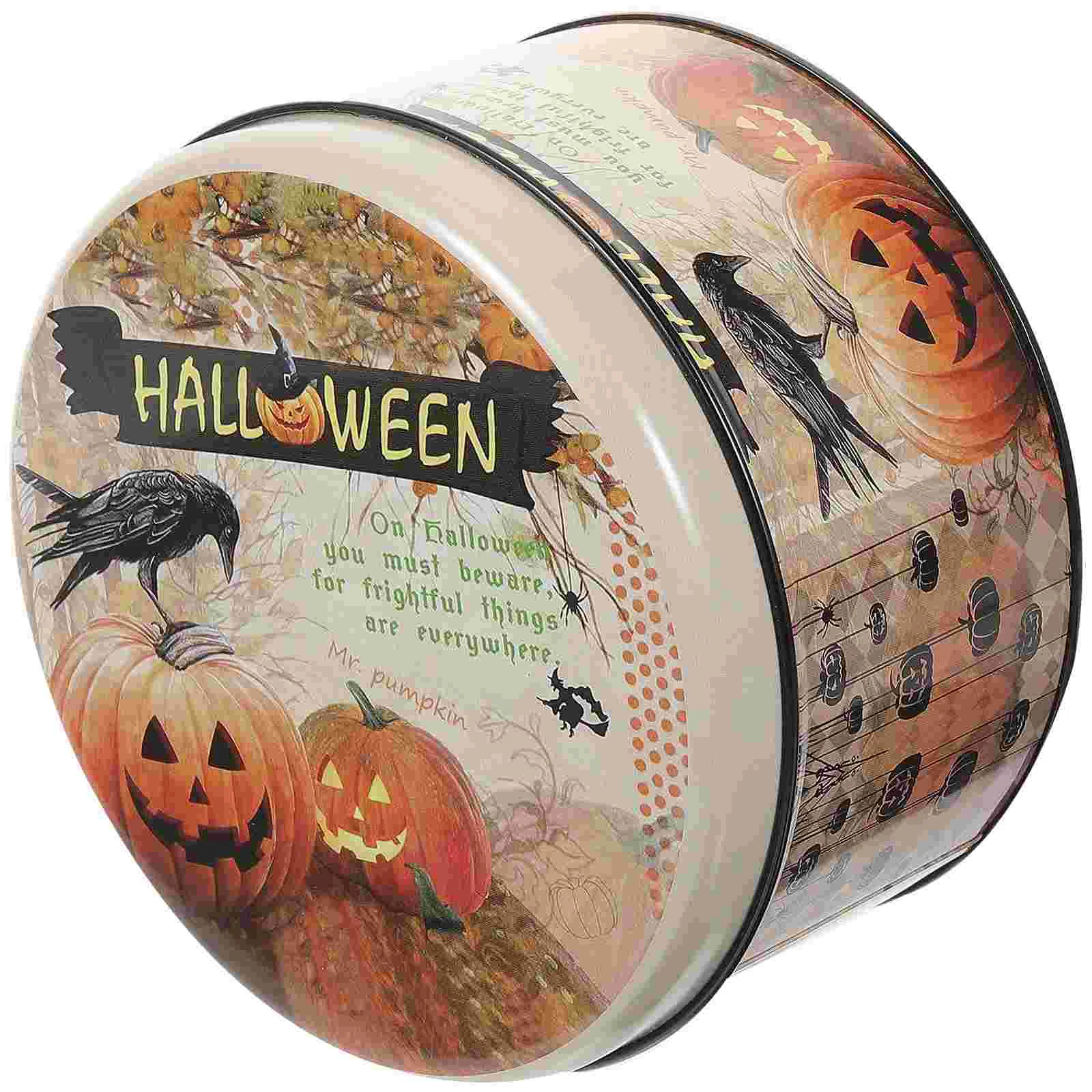 

Candy Boxes Decorative Gift Cookie Storage Tin Tins with Lid Metal Container Child Cake Decorations