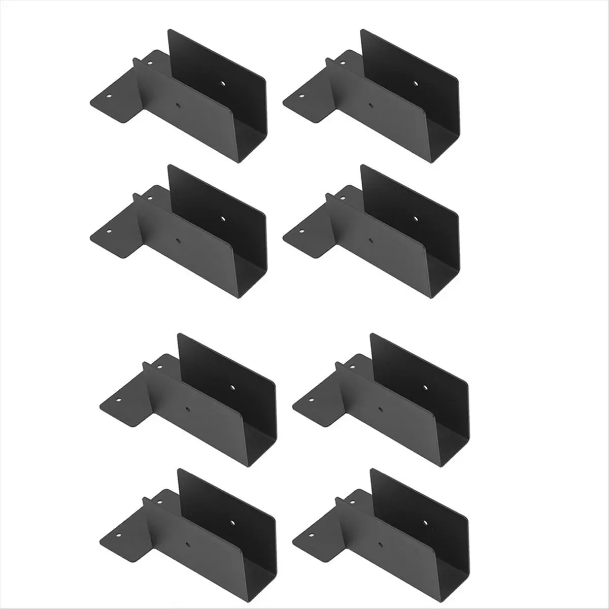 A45I Stainless Steel Woodwork Pergola Kit - Upper Mount Bracket - Modular Sizing Pergola Hardware for 2 X 4 Lumber,8 Pack