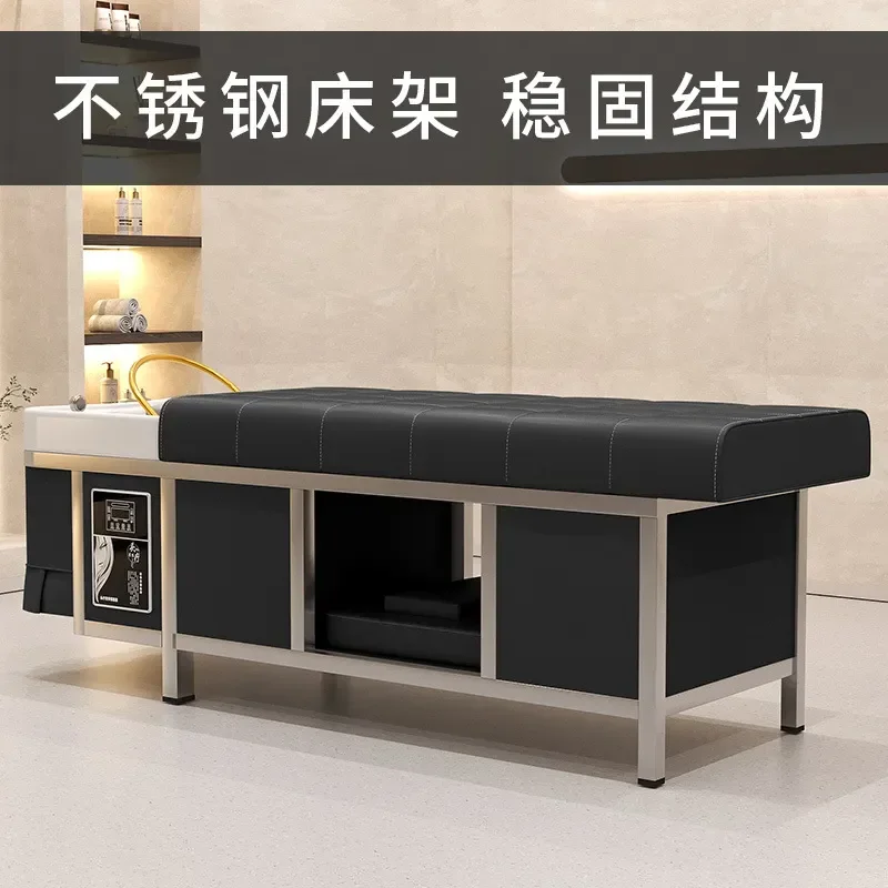 Bojo Shampoo Bed with Thai Steel Frame Water Circulation Fumigation for Hair Beauty Ear Collection Special Hair Care