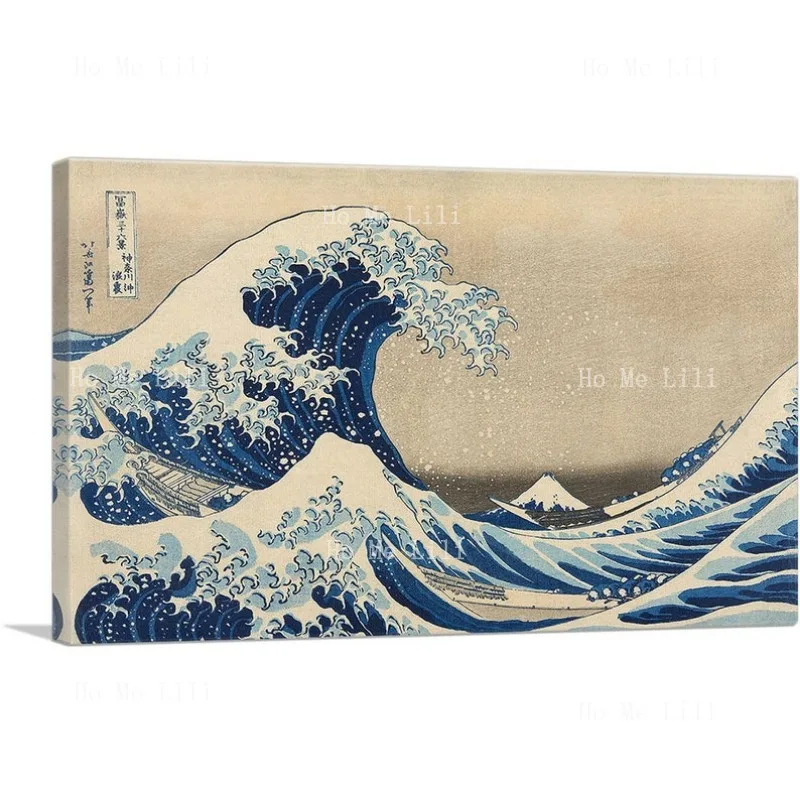 Artcanvas Great Wave Off The Coast Of Kanagawa 1829 By Katsushika Hokusai Art Canvas Print Poster