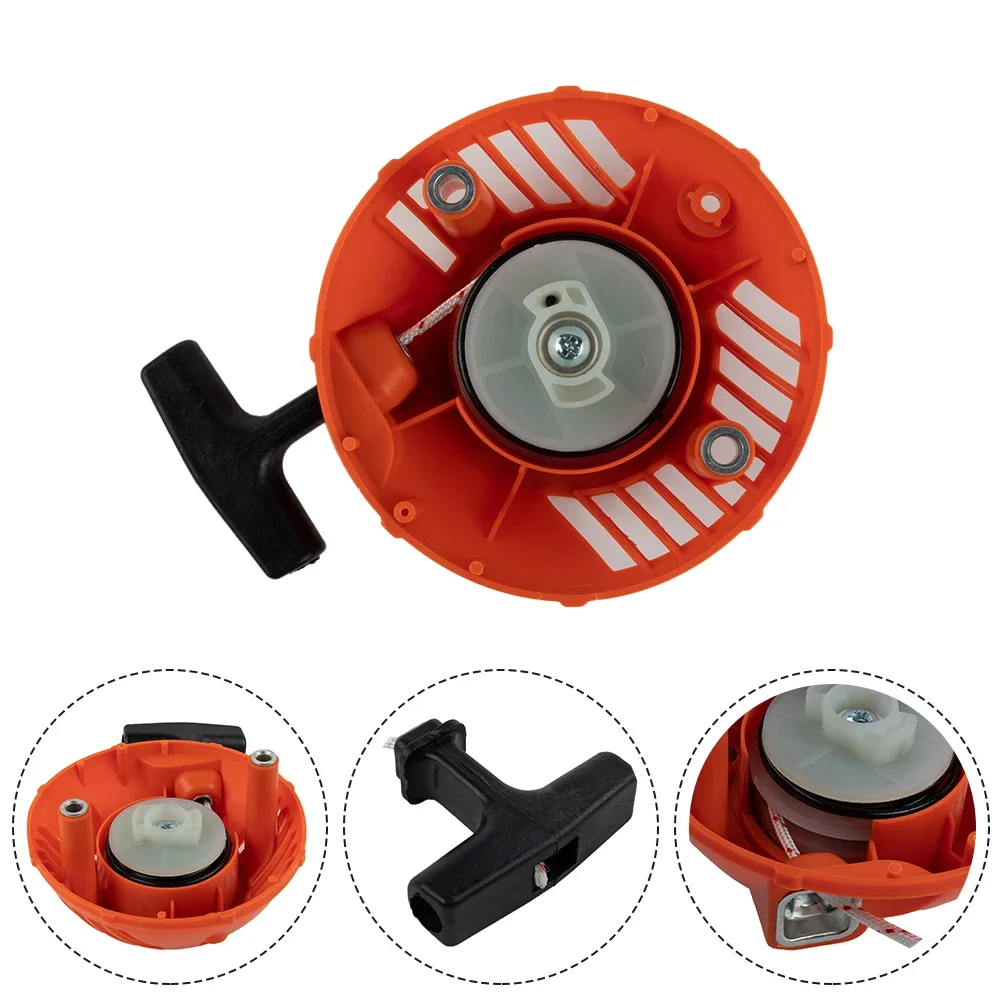 Recoiler Assembly Pull Rewind For -Husqvarna124L 128C 128CD 128LD 128LDX 128R Lawn Cutter Trimmer