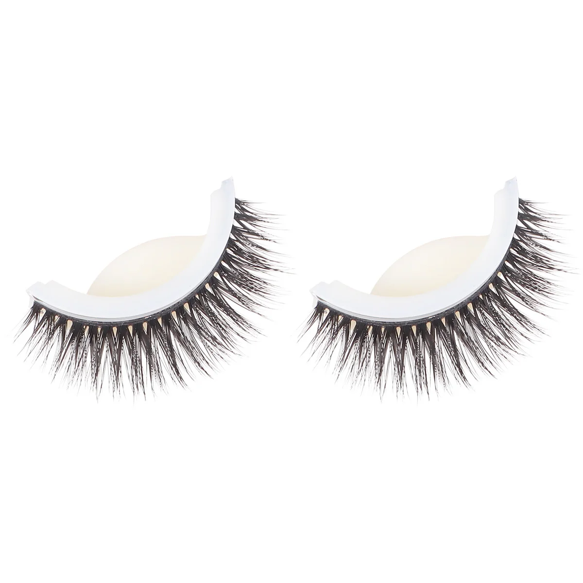 

Fake Eyelashes Natural Looking False Reusable Strip Pre Glued Self Adhesive Extensions