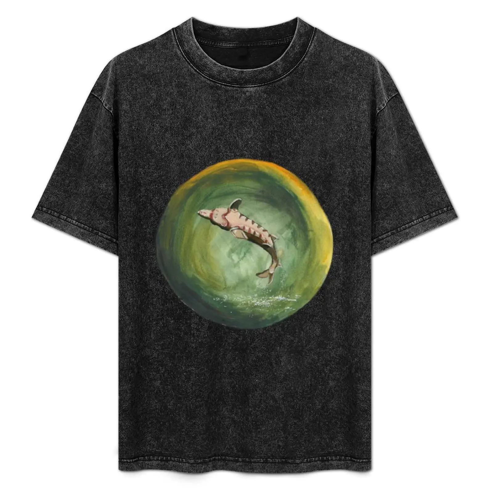 

Sturgeon Full Moon Eighth Full Moon of the Year Farmer’s Almanac Collection T-Shirt Large Size Casual Short Sleeve Top