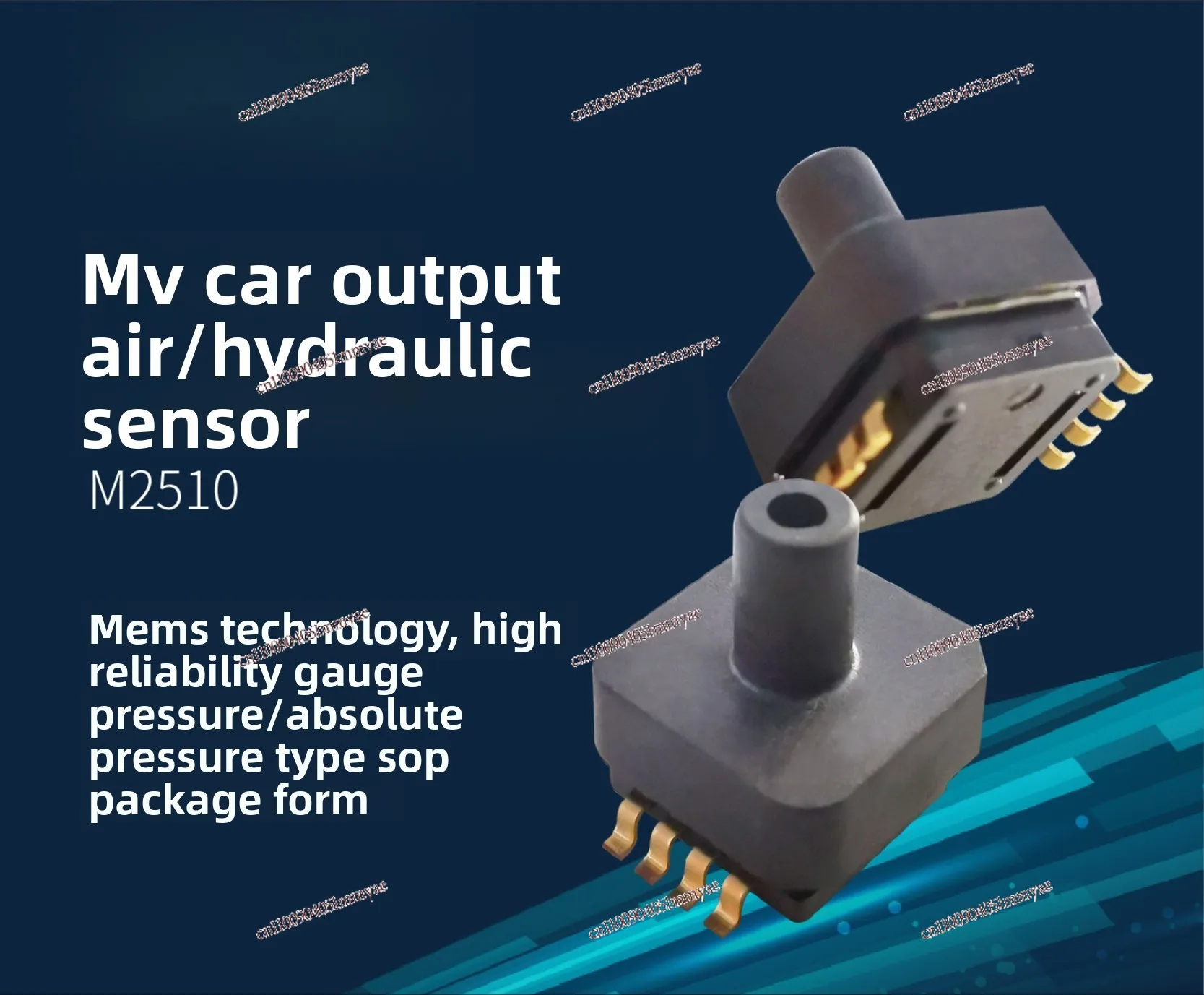 Output Pneumatic Hydraulic Sensor Pressure SOP Package Water Pressure Measurement High Precision Sensing