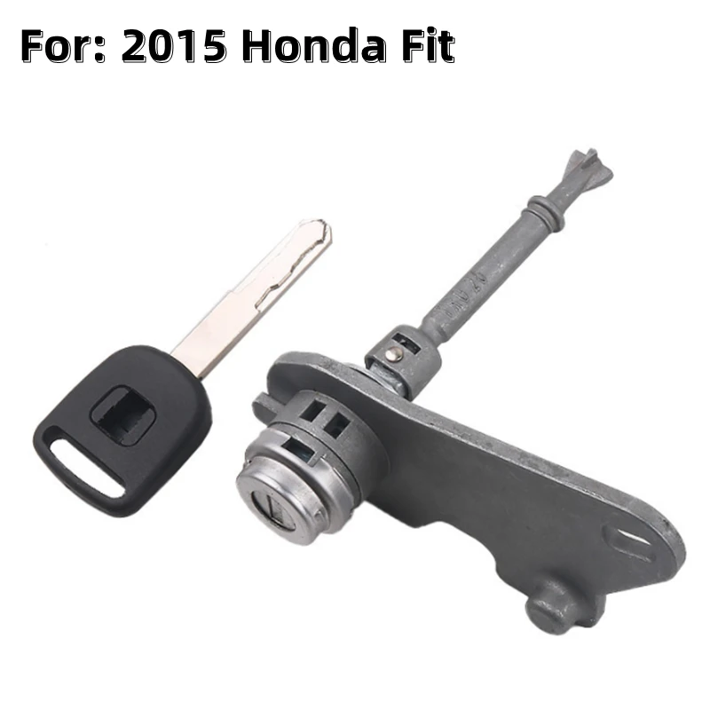 

Car Front Left Door Lock Cylinder For 2015 Honda Fit Auto Door Lock Core Barrel With 1Pcs Key