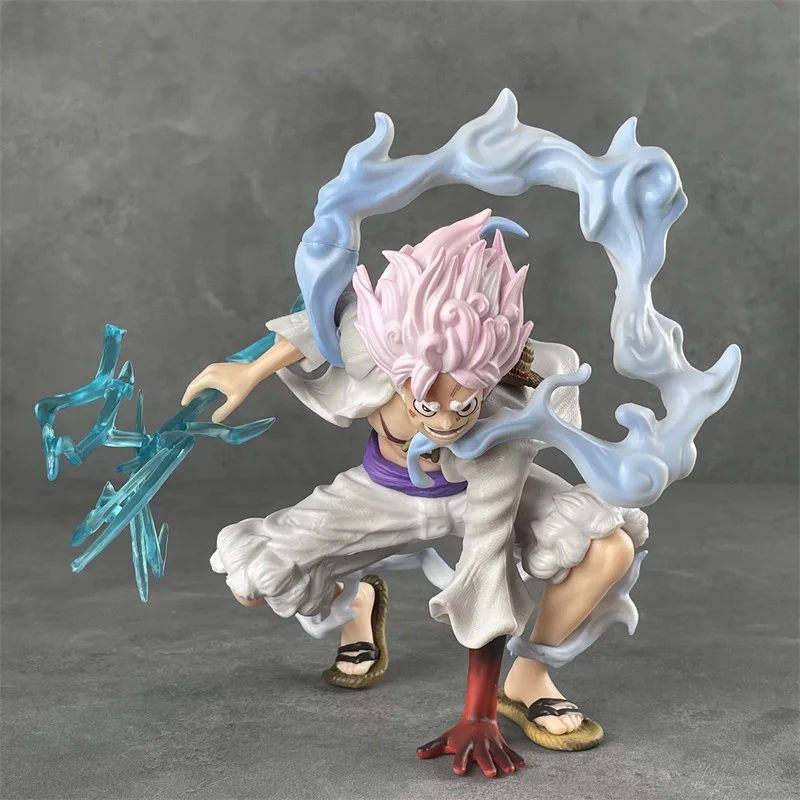 New One Piece Figure Nika Luffy Gear 5 Anime Figure Awakening Pvc Toy Decoration Collectibles Gift Statue Figurine Model Statue