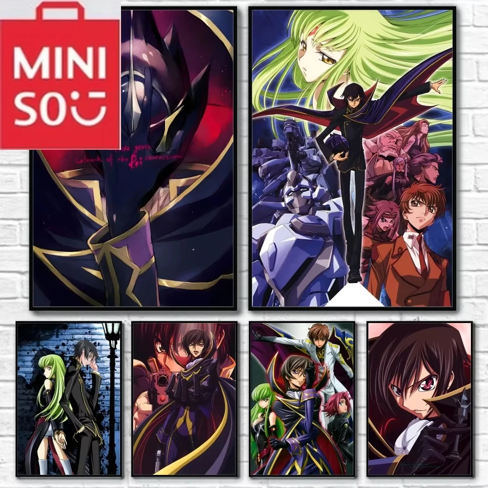

MINISO 5D Bricolage Code g-geass z-zero Аниме mur Art Diamond Peinture Maison Salon chambre Bar décor esthétique cadeaux de labi